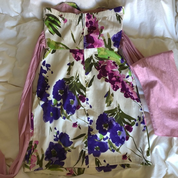 TRIXXI Strapless Floral Dress - Picture 5 of 6